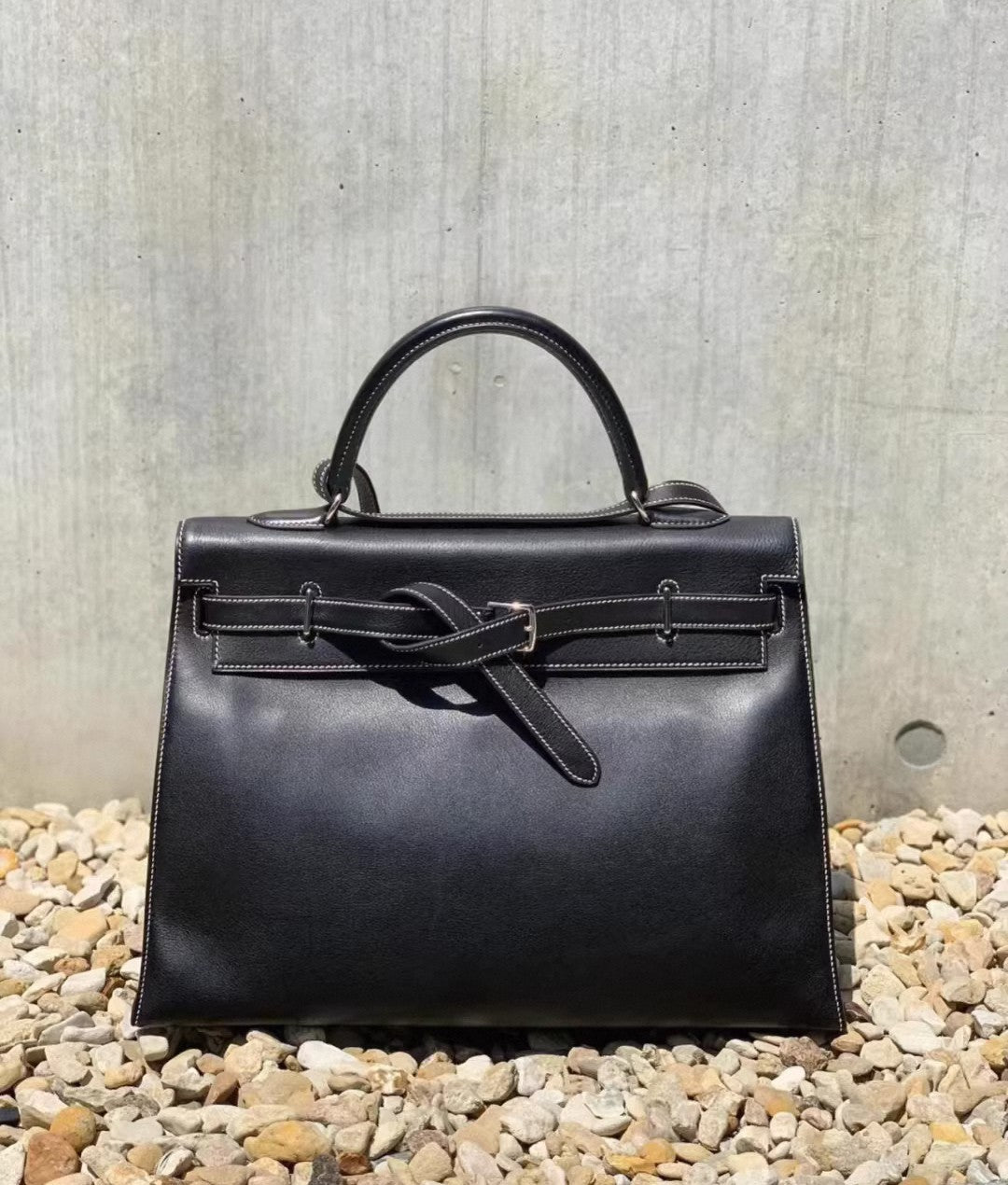 Large Capacity Flat Handbag 35cm
